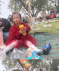 趁春日阳光还在,带着娃去铁山坪春游,热惨了