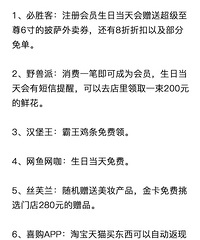生日当天你都错过了哪些趴活?看完感觉错过了一个亿!