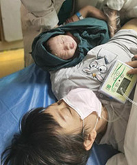 连续照顾老婆4天,累瘫了