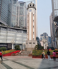 去逛逛解放碑,真没想到人这么少
