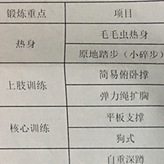 给儿子的体能增强表