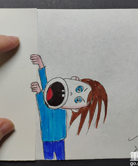 最近和孩子做了好多折纸画,只用纸和彩色笔就能制作(陆续更新)