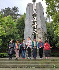 清明节,带孩子们去了南山空军纪念园