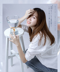 这组写真美到心坎里去了,白衬衣配牛仔裤,这个风格万年不过时