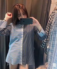 今年的流行真的不给胖胖身材的女孩留活路,卖的衣服都是露肚子的