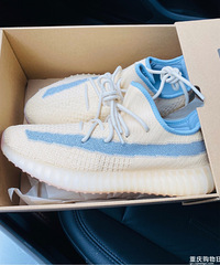 椰子350V2奶油麻布开箱,感谢阿迪能在茫茫人海选中我!