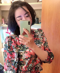 今年流行碎花,50块买的上衣,不香么?