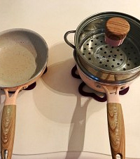 娃的辅食工具们,做了好多功课买的这套辅食锅,颜值和质量并存