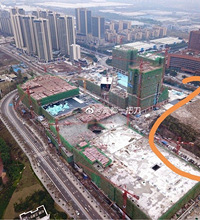礼嘉天街最新进度照片,都要修建好了,这个规模大家觉得如何?