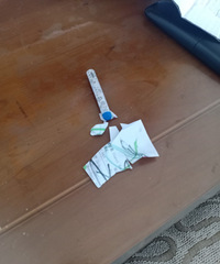 一张五星酒酒店的付款凭证,我想收藏,女儿转眼就拿去涂鸦、剪碎