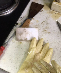 没做厨房清洁被大家批评的我来交作业了,请检查
