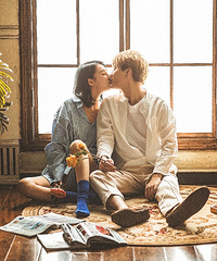 各种风格都能hold住,太爱这组家居风的婚纱照