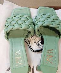 Zara���¿��֯��Ь����ɫ��������
