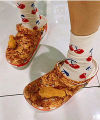 Cross和KFC的联名鞋子,你们能get吗