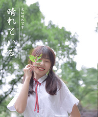 25岁初次尝试JK服,没想到拍出来这么清新的照片,爱了爱了