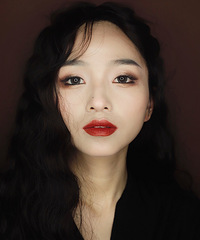 分享一款复古红唇妆