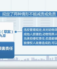 民法典草案明确宠物损害责任
