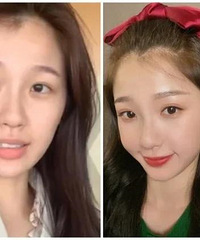 明星妆前妆后对比,有些比“换脸”还成功