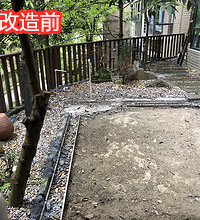 10天完成花园改造,“丑小鸭”变“白天鹅”,夜景效果更是巴适