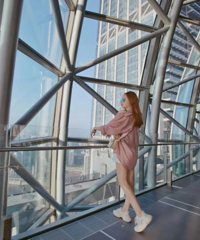 提前打探来福士观景台,250米高空拍落日大片,想不火都难