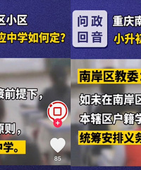 南岸区教委回复,小升初要对口,没在南岸读小学的孩子统筹安排