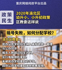 渝北区小升初也只看户籍?渝北区教委回应升学政策,划片就近入学