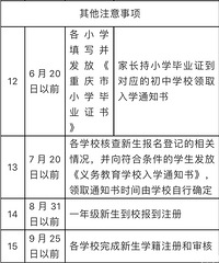 大渡口区2020年义务教育阶段入学政策问答,民办学校报名要求