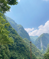 南川神龙峡漂流已经开了,现在还有点凉