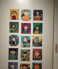 中三四路有免费的儿童画展,小朋友还可以即兴发挥
