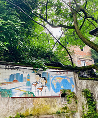 山城巷小巷子里的小学,已经废弃多年,有人在这里读过书吗?