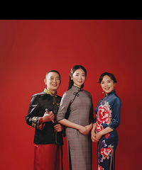 疫情之后,一定要来一套全家福,妈妈的表现力最好