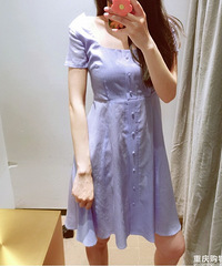 安利几件好看的紫色连衣裙,黄皮也hold住
