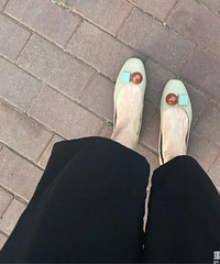 300多块钱买来的快乐!天美意单鞋,简单又显肤色