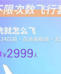 多家航司推出3000元不限次数国内随便飞机票套餐,你会买吗?
