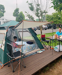 这个露营基地免费,空气环境都超棒,遛娃必选