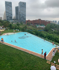 带娃去游泳馆开心的耍了一天,才花了48元