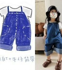 好看么?养个女儿停不下来买买买,每套衣服我还画了一副画来对比