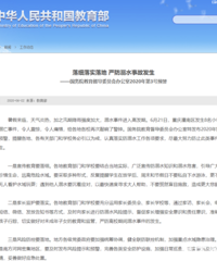 重庆8名小学生溺亡, 国务院教育督导委发布预警