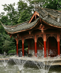 这个古色古香的湿地公园超舒服,能耍水网鱼,关键是人少