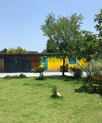 发现近郊一处还不错的农家乐,可以钓鱼烧烤还能凹造型