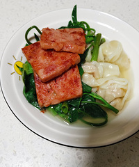 买到超巴适的午餐肉,随手做了4种花样都美味,蒜香味太惊艳了