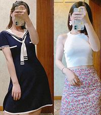 最近又入手好多新衣服,100多的连衣裙质感超好,舒适又减龄