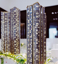 渝中区新超高层住宅,国浩18T,据说建面4万,一室超100㎡