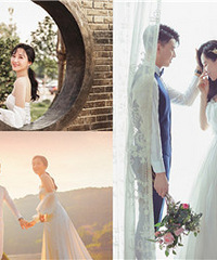 不一样的韩式婚纱照,这种感觉也很好看