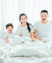 自然、清新的亲子全家福,超有爱