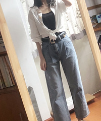 逛街买了一条超显腿直的裤子!折后才100多块