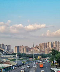 上下班的路上看到重庆美好的天空,就会有满满的好心情