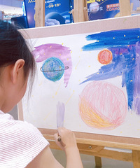 直播|长嘉汇星际之旅之太空彩绘站,看孩子们怎么巧手绘星空