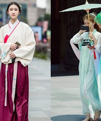 现在街上穿汉服的越来越多了,大家走在街上会多看几眼吗?