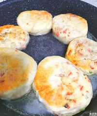 不用揉面的早餐饼,不想动,懒人做个偷懒法的饼